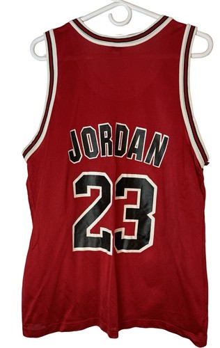 Camiseta De Colección Campeón Michael Jordan #23 NBA Chicago Bulls Roja | Para Hombre Talla L 44 - Imagen 5 de 11