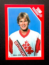 PAUL CYR 1983 CANADIAN NATIONAL JUNIORS POSTCARDS NO 3 NRMINT+      52063