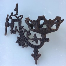 Porte Eponge Mural Ancien Fonte Ancienne - Salle De Bains Baignoire RARE