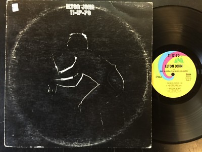 ELTON JOHN WITH DEE MURRAY AND NIGEL OLSSON 11-17-70 LP OG 1971 VG+