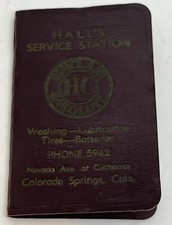 VTG Sinclair Gasoline Phone Address Book Halls Service Station Colorado Springs