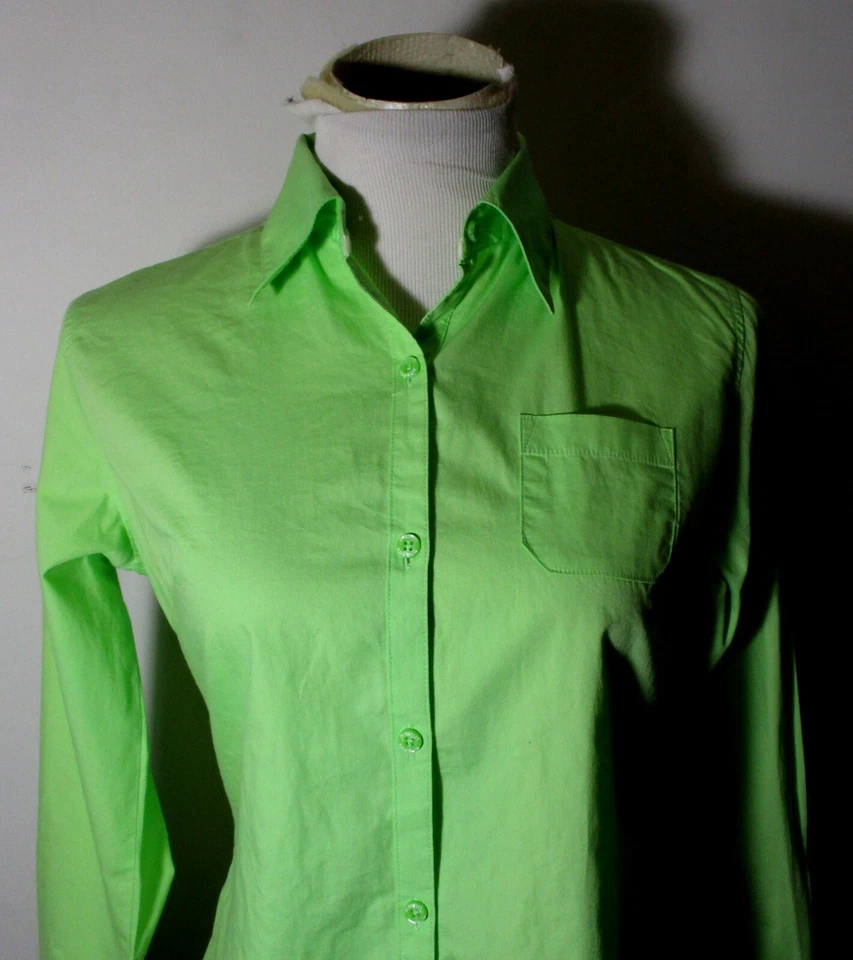 Camisa DISTRICT THREADS Verde Manga Larga Talla M Foto 2 de 4