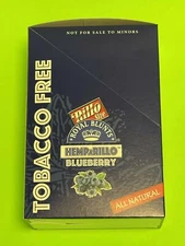 FREE GIFT🎁Royal HEMPaRILLO Blueberry 60 High Quality Hemp🍁Rolling Papers 15pks
