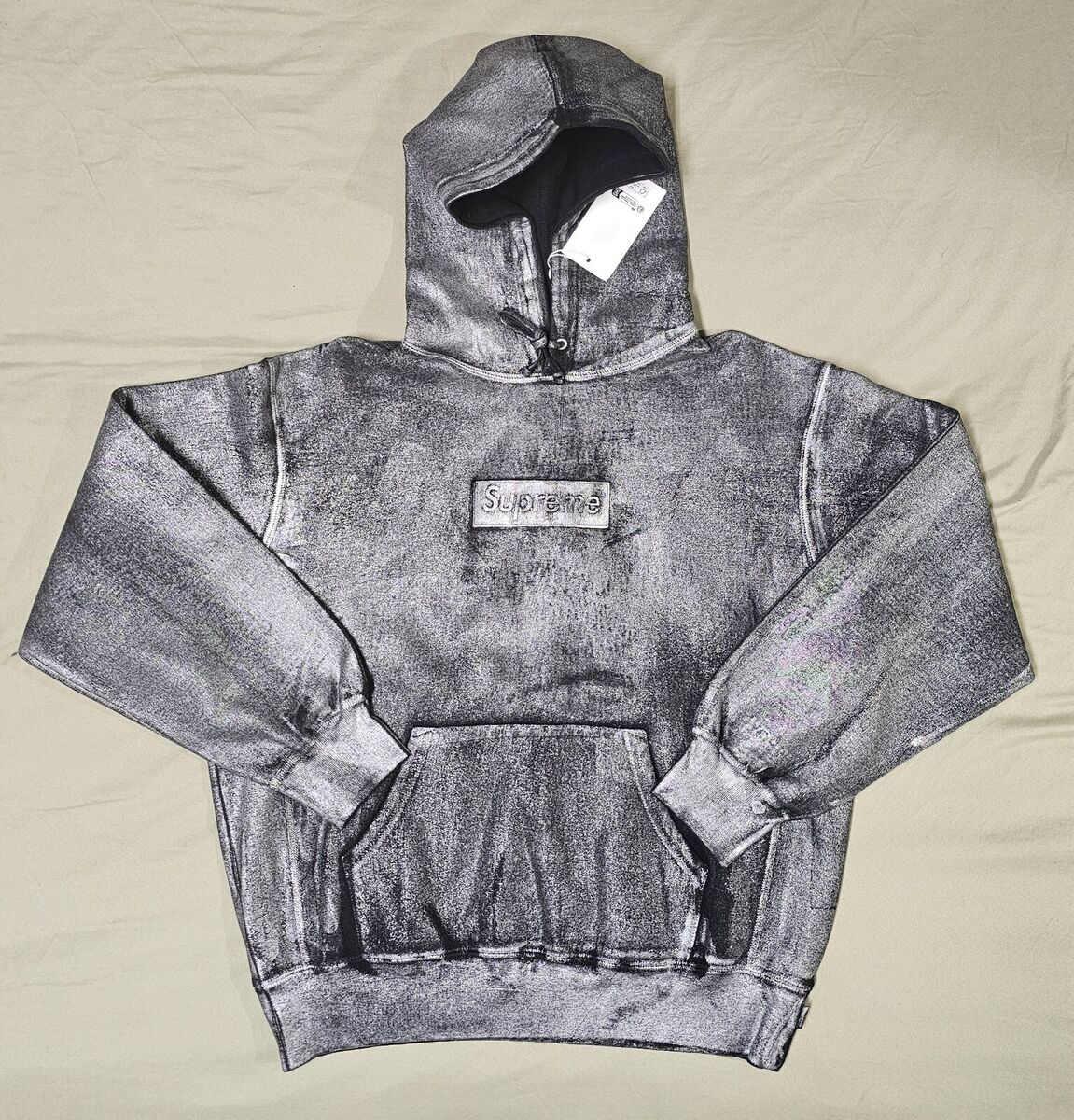 Supreme MM6 Maison Margiela Foil Box Logo Hooded Sweatshirt Supreme MM6 Maison Margiela Foil Box Logo Hooded Sweatshirt