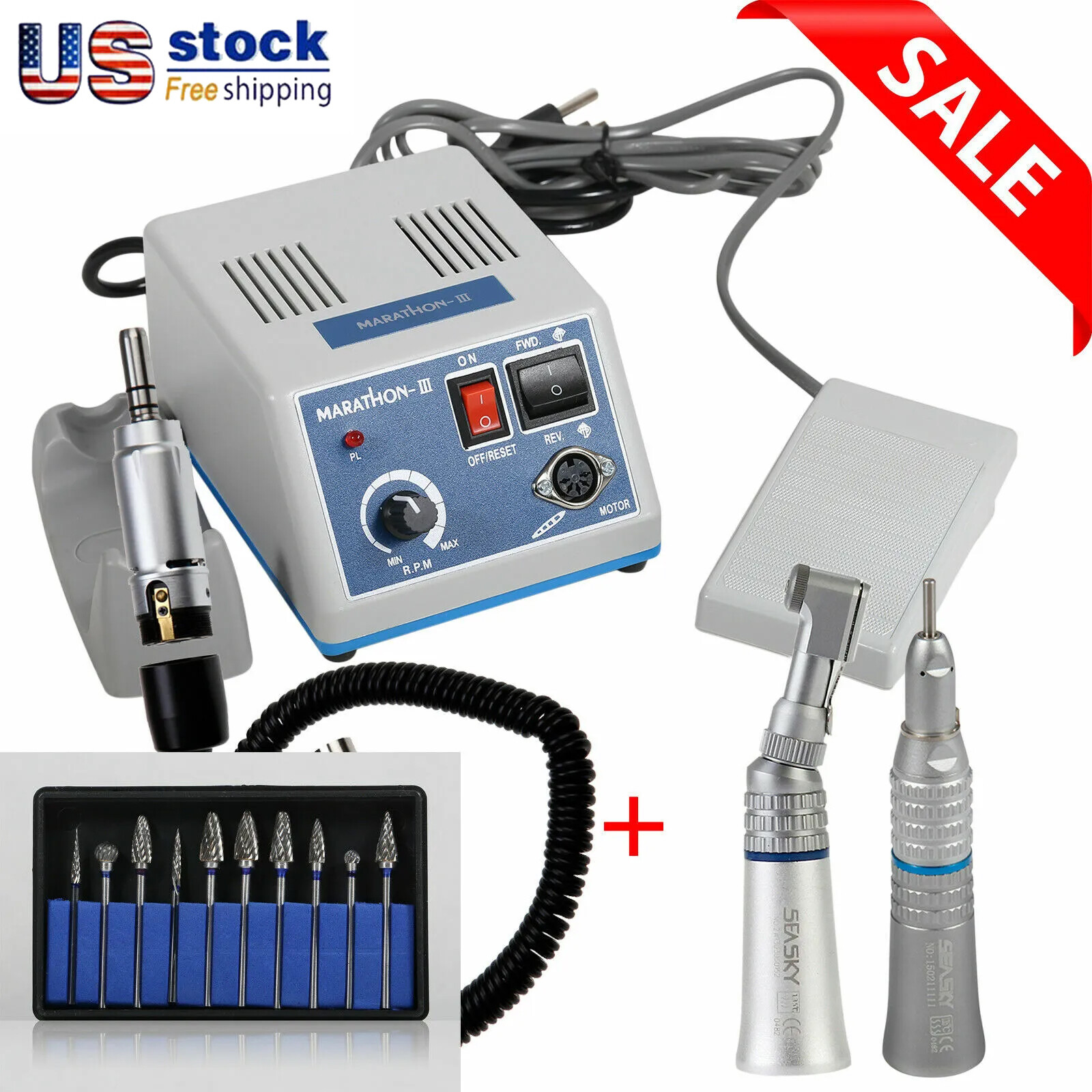 Dental Lab Marathon 35k rpm Electric Micro motor Polishing Drill