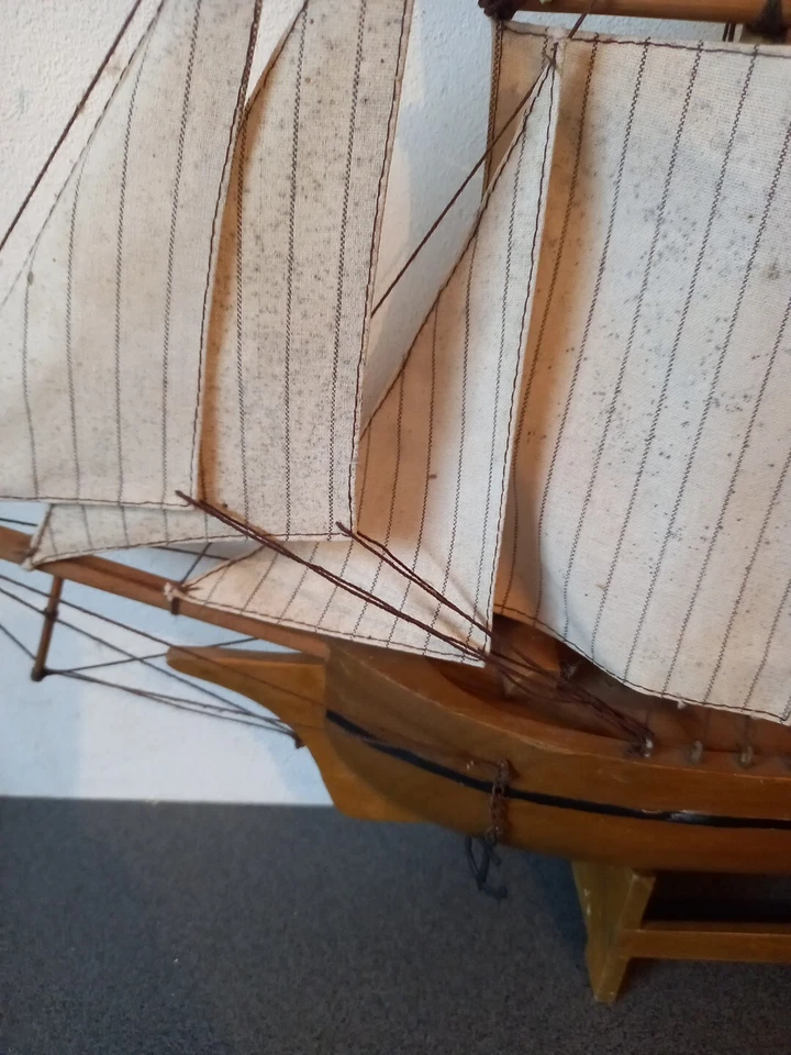 Modellino Barca L'Stella 1932 Goelette A Hunier Paimpolaise Doppio Bella Addio - Immagine 4 di 4