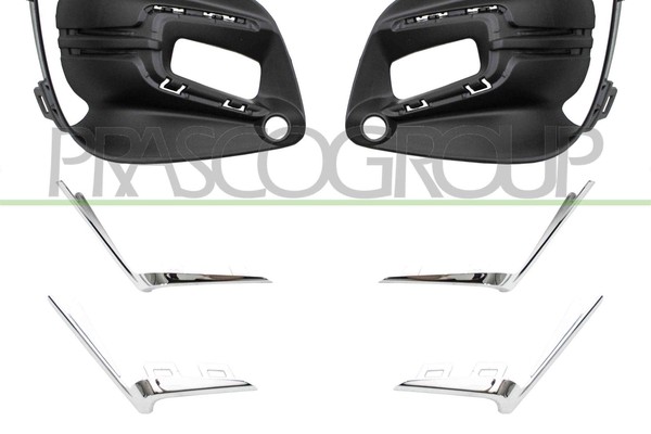 Prasco LüFtungsgitter StoßFäNger Vorne Links FüR Renault Clio V BF B7-image