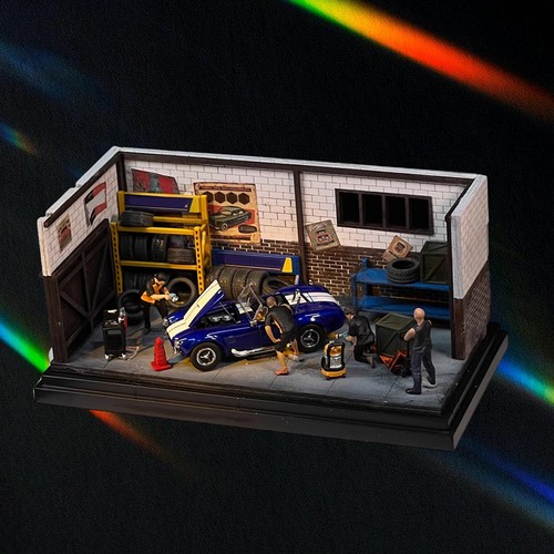 1/64 Scale Garage Prop Model Repair Workshop Scene Display Model Accessory - Picture 7 of 7
