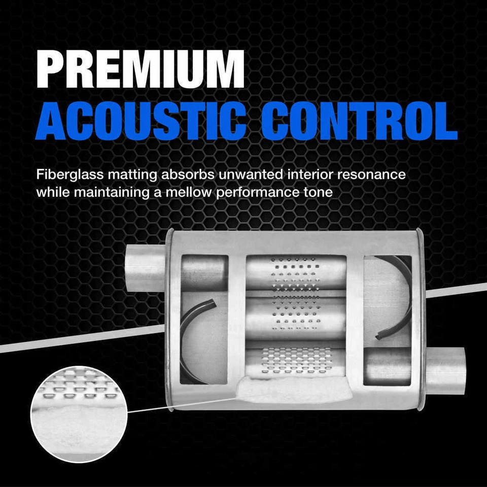 Silenciador de escape-Super Turbo Universal Dynomax 17730 serve 83-92 Ford Ranger - Imagem 2 de 4