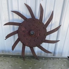 Antique Rotary Hoe Wheel  C-2361  International 23" Across  RH-01A