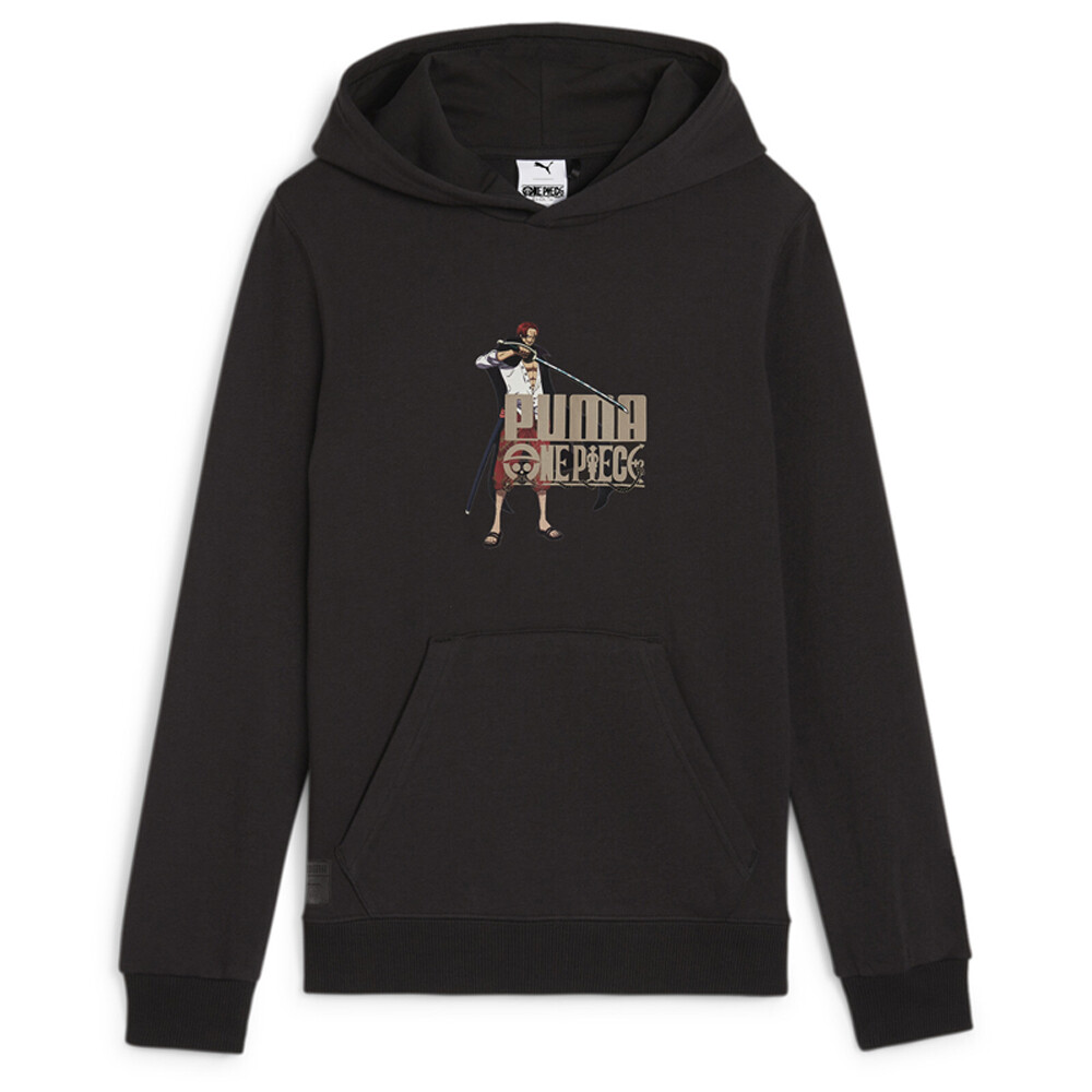 Puma X One Piece Graphic Hoodie Tr Boys Черная повседневная верхняя одежда с капюшоном 62485801