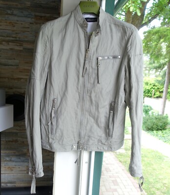 DSQUARED2 JACKET 50 dsquared 2 d2 iconic icon m l grey cotton made in italy