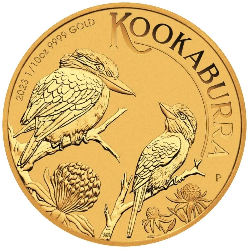 Goldmünze Kookaburra 2023 - Australien - Anlagemünze - 1/10 Oz ST - Bild 2 von 3