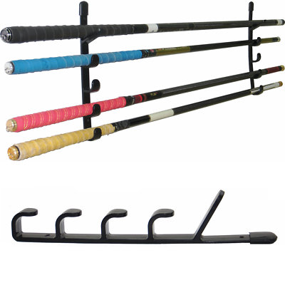 horizontal mounted fishing rod holder storage rack - 5