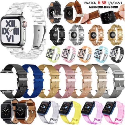 Für Apple Watch SE Series 8 7 6 5 Edelstahl Metall Luxus Armband 38-41mm 42-45mm