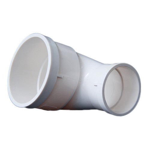 PVC Drainage Pipe Reducer 90° Elbow Connector Adapter Drain Fittings Joint White - Picture 4 of 5
