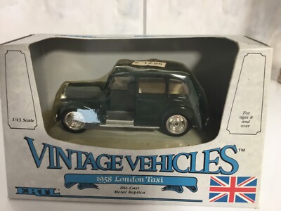 Modellauto London Taxi 1:43 grün Ertl
