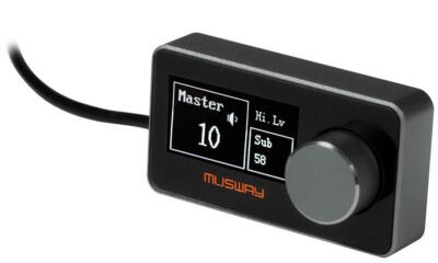 MUSWAY DRC1 Digitale Fernbedienung für MUSWAY M4+, M6v2/3, D8v2/3, DSP68, Tune12