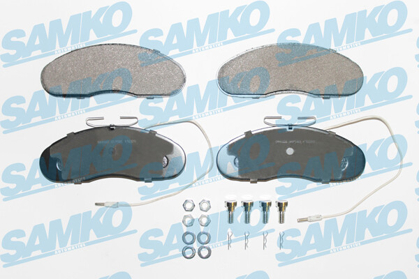 SAMKO 5SP580 Brake Pad Set, disc brake for NISSAN