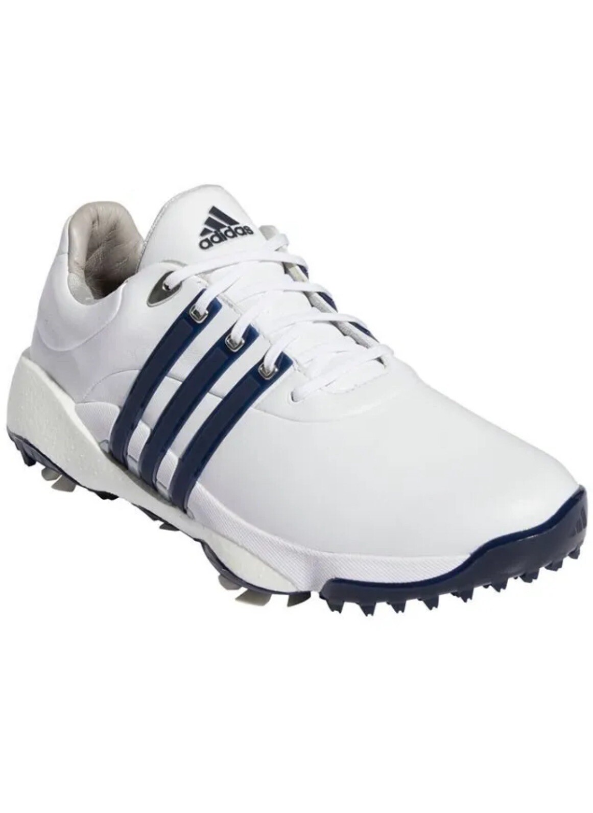 NEW Adidas Tour 360 22 Men’s Golf Shoes Size 9.5 M White Navy Spiked eBay