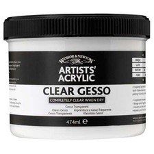 W N Artist Acrylic Medium Clear Gesso 16 Oz