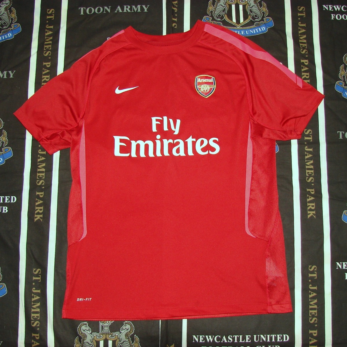 Nike Arsenal DRI-FIT シャツ Lサイズ Arsenal London Gunners Football Training Jersey Shirt Nike Size