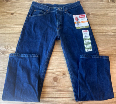 Wrangler Five Star Premium Men's 30 x 30 Blue Regular Fit Flex Denim Work Jeans
