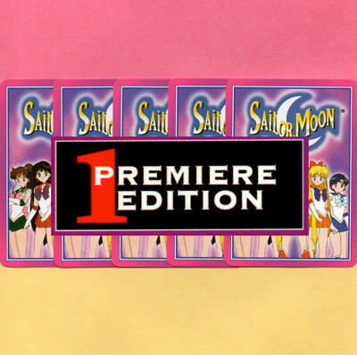 Sailor Moon CCG Premiere Cards YOU PICK - Uncommon & Rare Vintage 2000