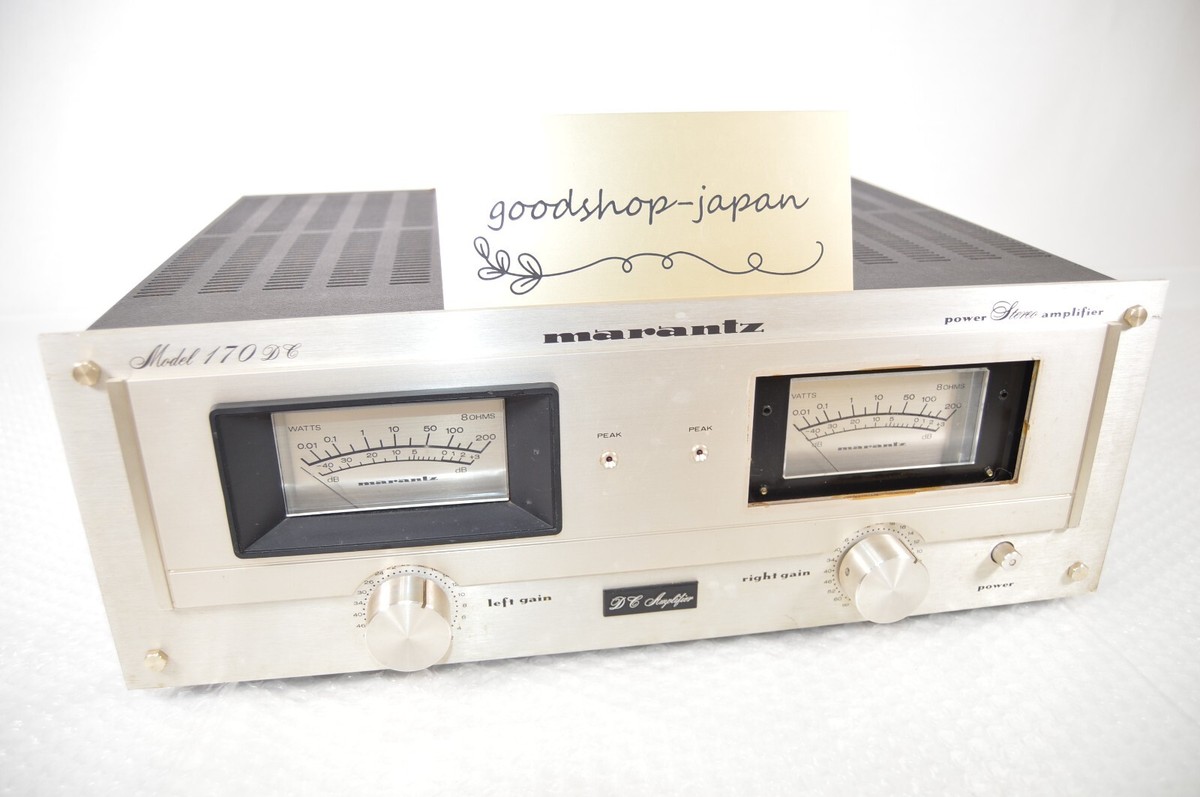Marantz Model 170DC Stereo Power Amplifier Vintage Tested
