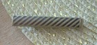 Vtg 40's 50's Gold Tone & RED Tie Clasp Signed SWANK 2.5"L MCMretro Mad Men cool — photo 9
