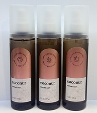 3 BATH  BODY WORKS COCONUT PERFUME MIST FINE FRAGRANCE MIST SPRAY 8FL OZ NEW