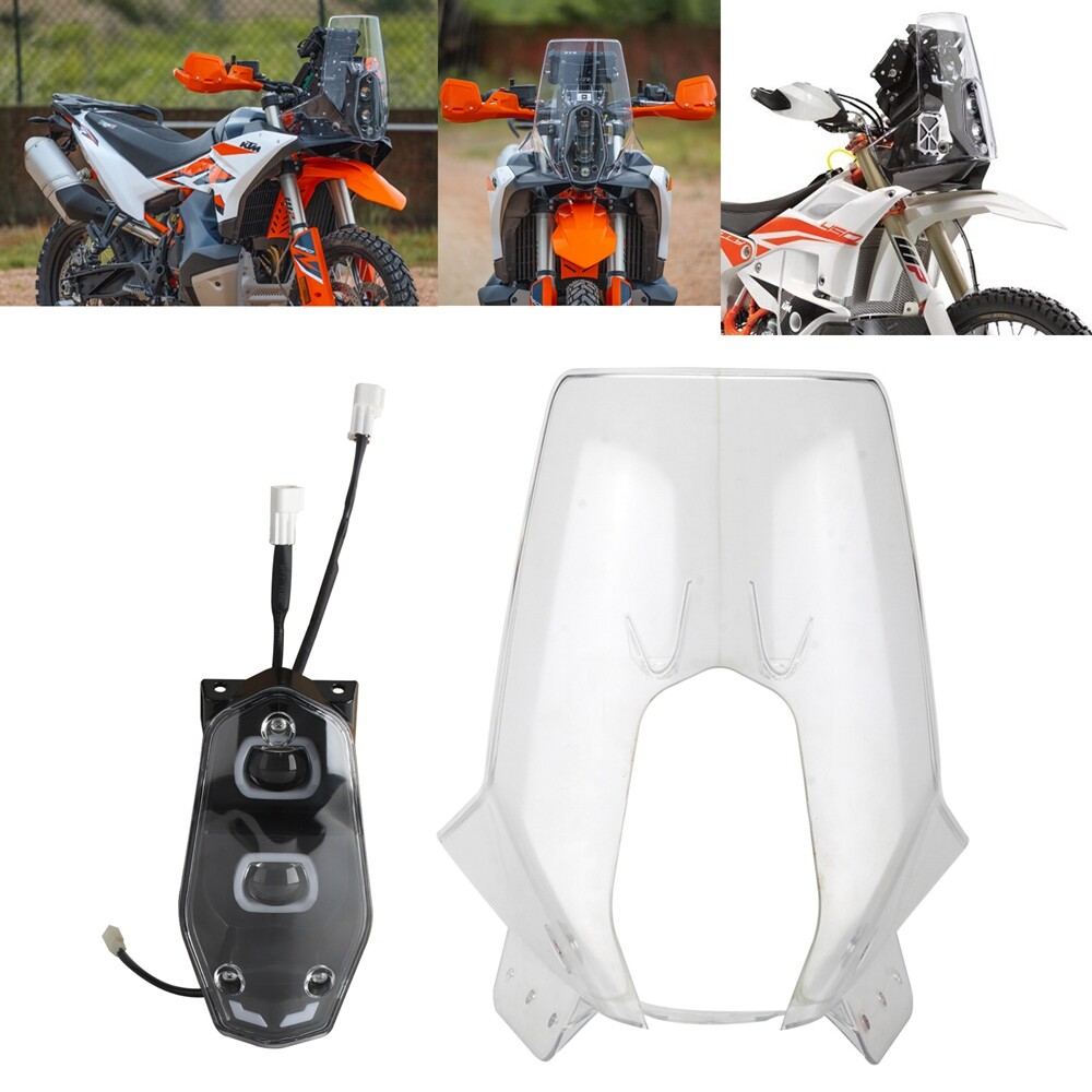 Adventure Rally Fairing Windshield Headlight For Baja EXC Enduro