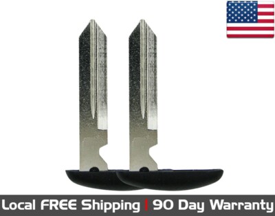 2x New Replacement Key Fob Uncut Insert Blade for Select Ford Lincoln Vehicles