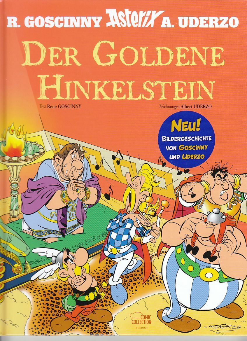 Asterix der goldene Hinkelstein Hardcover Comic von Goschinny Uderzo in Top 