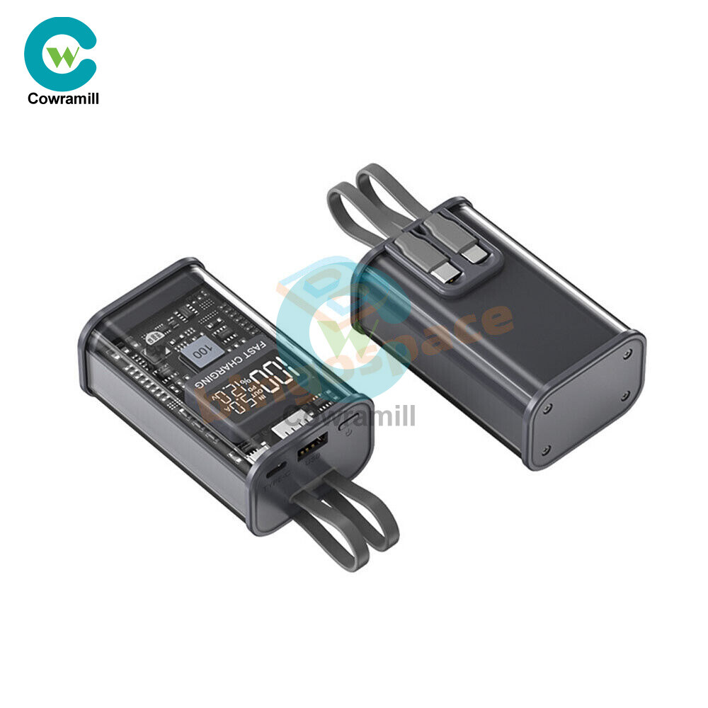 Compact 10000mAh Power Bank Box - Fast PD22.5W Charging for 18650/21700 Batteries