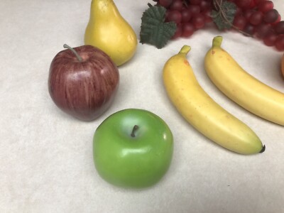 Artificial Fruit Mix Fake Fruit Realistic Lifelike Lot of 8 Pieces Artificial Fruit Mix Fake Fruit Realistic Lifelike Lot of 8 Pieces