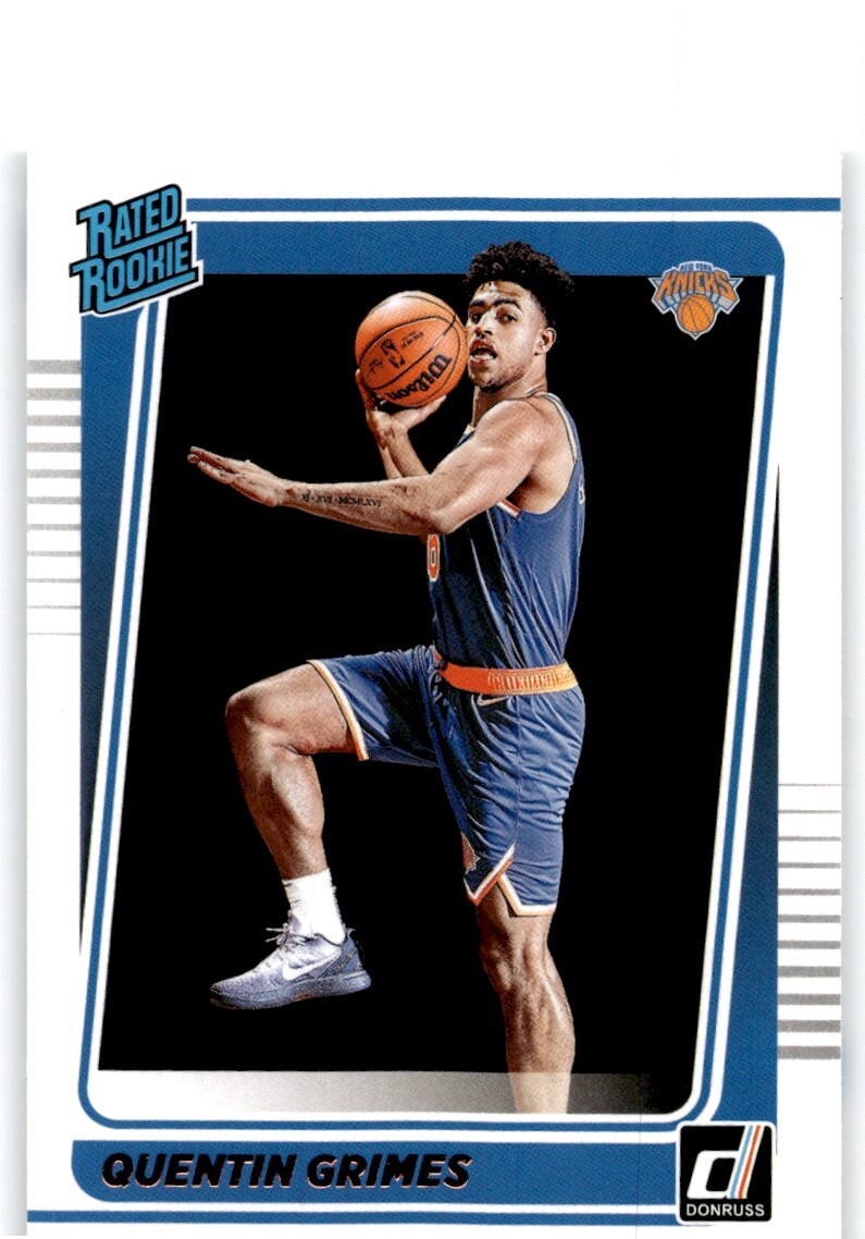 2021-22 DONRUSS QUENTIN GRIMES RC NEW YORK KNICKS #216