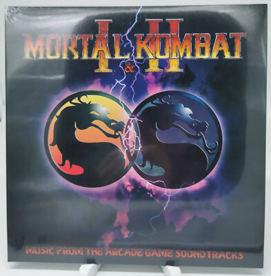 Mortal Kombat 1 & 2 Vinyl Soundtrack Fireball Swirl Limitiert auf 300 Vinyl Neu