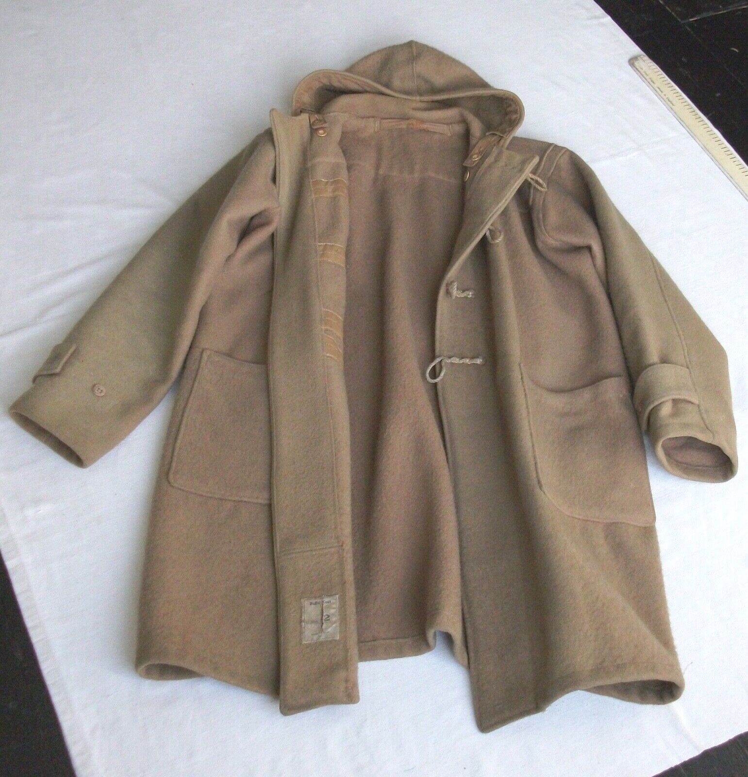 British Navy Duffle Coat Ww2 WWII BRITISH FEARNOUGHT DUFFLE COAT