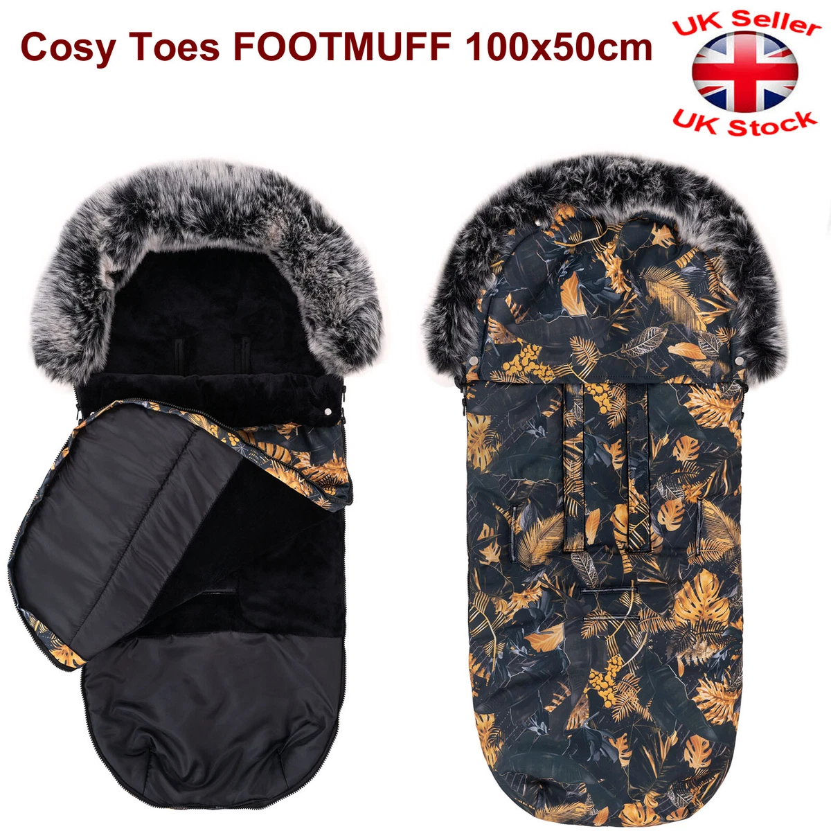 Fur cosy toes for prams cheap