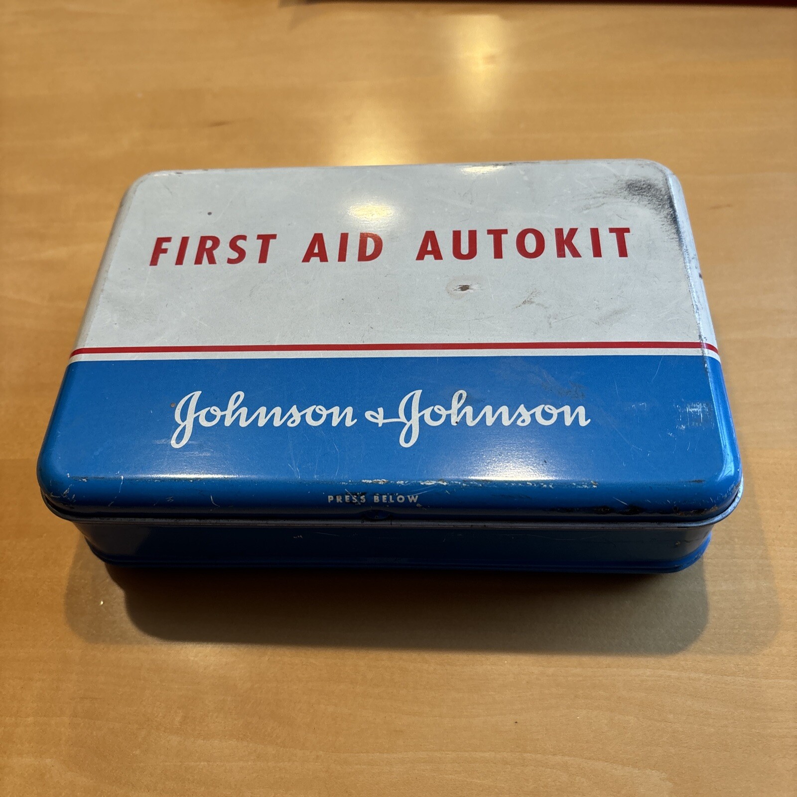 Johnson & Johnson Metal Vintage Autokit, First Aid eBay