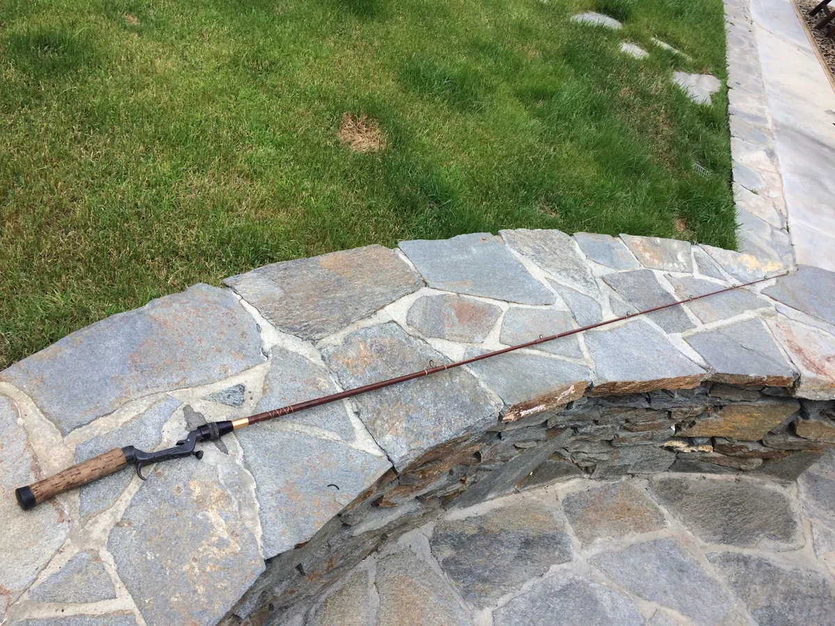 Fenwick Feralite FC65 6 1/2' Casting Rod with Featherweight Angle Handle. #R4