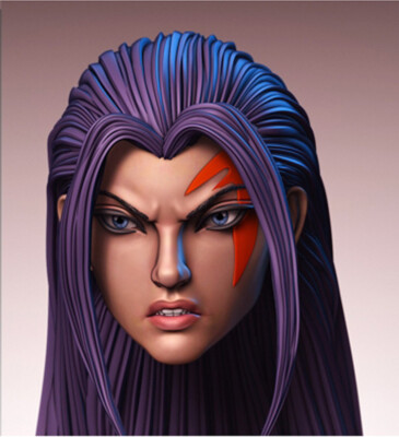 Psylocke Crimson Dawn Ver C 1:6 scale custom unpainted Head 12'' Action Figure