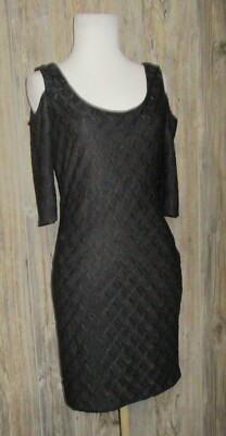 Windsor Textured Bodycon Sheath Dress Bodycon Sz Medium Hoco Clubwear Rock Y2K