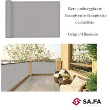 RETE OMBREGGIANTE 95% GRIGIO OCCHIELLATO FRANGIVENTO RECINZIONE FRANGIVISTA   