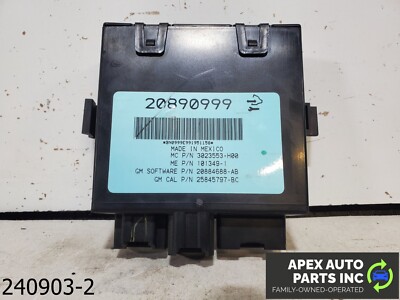 OEM 2010 GMC Acadia 3.6L LEFT POWER LIFTGATE MODULE 20890999