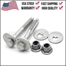 2X Lower Rear Suspension Toe Alignment Eccentric Bolt Nut Kit Fit For VW AUDI