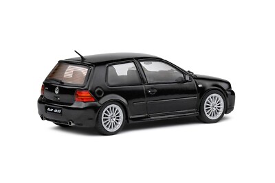 1/43 Volkswagen Golf IV R32 Black 2003 Diecast Model Car by Solido
