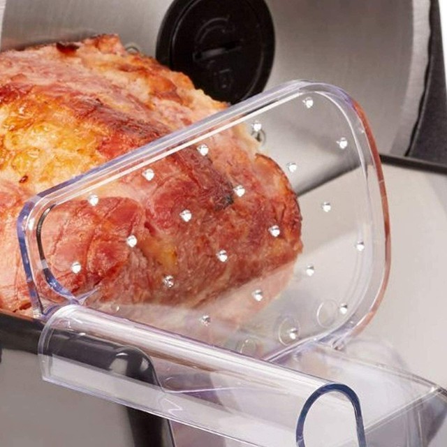 Andrew James Black Electric Food & Meat Slicer 19cm with 3 Extra Blades for sale online eBay