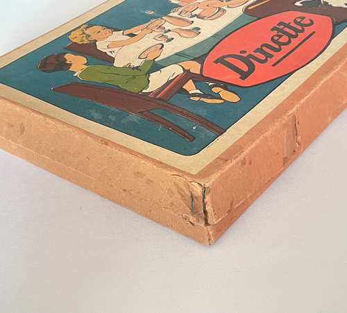 JOUET ANCIEN - COFFRET DINETTE EN BOIS PEINT - ERIA MADE IN FRANCE 1940/50 - Photo 18/24